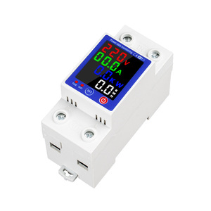 Disjoncteur de comptage intelligent à écran quadruple Tuya WiFi, protection contre les surintensités et les fuites, surtension - Product Image 3