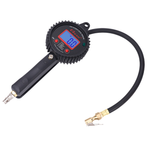 Manómetro digital para neumáticos de coche, agarre ergonómico, junta metálica, lectura de presión en tiempo real, adecuado para todo tipo de situaciones. - Product Image 2