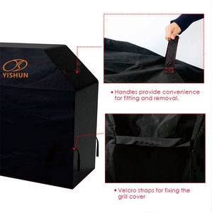 Housse de barbecue robuste, imperméable, anti-UV, résistante aux hautes températures, sur mesure, en Oxford, pour barbecue extérieur - Product Image 6