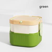 Boîte à lunch double couche en acier inoxydable pour étudiants, 2 compartiments, conservation de la chaleur, compatible micro-ondes, matériau de qualité alimentaire, carrée