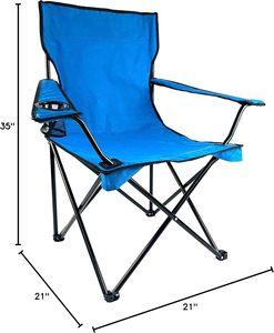 Chaise de camping pliante portable et légère de haute qualité pour la randonnée, les voyages, la plage et les pique-niques – Vente en gros usine - Product Image 3