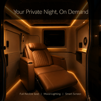 Kapsul Tidur Pintar Modern yang Dapat Dipindahkan, Kedap Suara, dengan Kontrol Cerdas dan Manajemen Armada untuk Terminal dan Lounge Hotel
