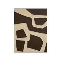 Maßgefertigte Minimalistische Wohnkultur Wandkunst Dekor Leinwandgemälde Moderne Abstrakte Schwarz-Weiß Leinwand Hängende Wanddekoration für Zuhause