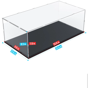 Số lượng lớn tùy chỉnh Acrylic hiển thị trong suốt hộp bộ sưu tập phòng khách gian hàng hiển thị Anime nhân vật Xe Mô Hình sưu tập hiển thị - Product Image 4