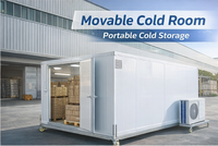 Mini chambre froide électrique, petite chambre froide avec refroidissement stable