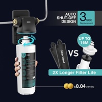 Système de filtration et de purification d'eau à charbon actif composite certifié NSF pour applications domestiques