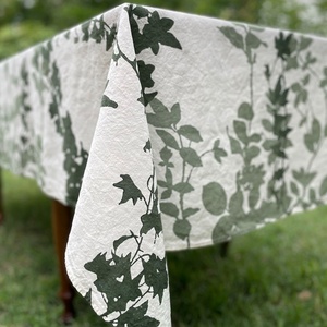 Custom Printing Linen <b>Tablecloth</b> for Wedding Home Wholesale Table Linen 100% French Luxury Flax for Hotel 1 Piece Woven - Product Image 4
