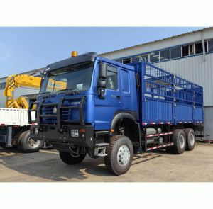 All Wheel Driving Sinotruk Howo 6X6 400hp 25 <span class=keywords><strong>Ton</strong></span> Hek Cargo <span class=keywords><strong>Truck</strong></span> Inzet <span class=keywords><strong>Truck</strong></span> Te Koop - Product Image 1