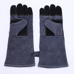 <span class=keywords><strong>Gants</strong></span> imperméables résistants à la chaleur <span class=keywords><strong>pour</strong></span> <span class=keywords><strong>barbecue</strong></span> et cheminée, en cuir <span class=keywords><strong>de</strong></span> vache épais, avec doublure en coton, <span class=keywords><strong>protection</strong></span> des doigts et <span class=keywords><strong>de</strong></span> la paume - Product Image 5