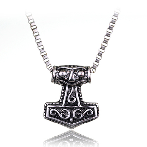 อนิเมะค้อนเครื่องประดับสร้อยคอจี้ผู้ชายนอร์ส <span class=keywords><strong>mjolnir</strong></span> เวทมนตร์ - Product Image 2