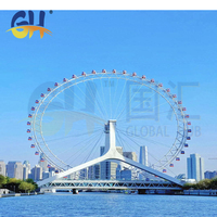 Manèges de fête foraine en plein air, attractions touristiques, grande roue à vendre, grande roue de 88 m, prix de vente