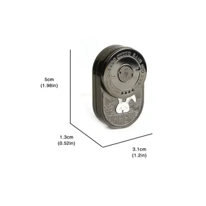 MIX Angry Rabbit Fidget Push, Deslizador Mecánico, Juguete Antiestrés de Metal para Adultos, EDC, para el TDAH, Alivio de la Ansiedad y el Estrés, Juguete de Escritorio - Product Image 5