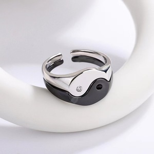 Anneaux de Tai Chi Yin Yang pour couple, vente en gros, créatifs, transfrontaliers, très demandés en <span class=keywords><strong>Europe</strong></span> et en Amérique - Product Image 2