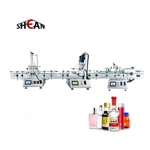 3 in1 <span class=keywords><strong>Desktop</strong></span> automatico piccolo vetro plastica bottiglia d'acqua succo di latte olio d'oliva riempimento liquido tappatrice ed etichettatrice - Product Image 2