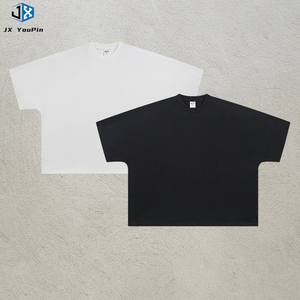 Camiseta Corta Oversize Lisa con Logo Personalizado, Antiarrugas, Antipilling, de Manga Corta y Cuello Redondo, Tejido de Punto - Product Image 1