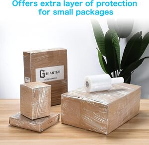 Mini Clear Industrial <b>Stretch</b> <b>Wrap</b> Film with Handle, Thick Self-Adhering <b>Stretch</b> <b>Wrap</b> - Product Image 4