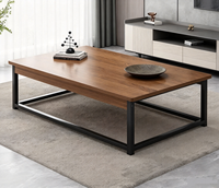 Table basse en métal nordique pour salon, décoration minimaliste pour la maison, table de centre pour le thé