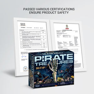 Jeu et apprentissage STEM éducation CPC jeu de pelles jouets Pirate trésors Kit de creuser - Product Image 4