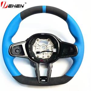 Upgrade CS Carbon Fiber <b>Flats</b> Steering Wheel for 5/6/7/8 Series X1/X2/X3/X4/X5/X6/X7 Sports Style Leather Restoration QJ-BWG2-3 - Product Image 3