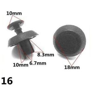 Rivets à pression en nylon plastique à tête ronde - Product Image 4