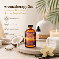 Minyak Kelapa & Vanila Organik untuk Perawatan Kulit yang Menutrisi dan Melembapkan, Pembuatan Lilin, Parfum DIY, Aroma Diffuser, Aromaterapi
