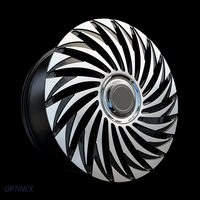 Jantes forgées sur mesure à lame rotative 16 17 18 19 20 22 23 pouces 5x114.3 5x120 5x127 5x130 6x135 6X139.7 pour véhicules électriques