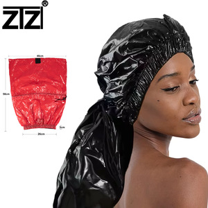 Gorros de Ducha Extra Grandes ZTZI Personalizados para Mujeres con Rastas, Gorro de Ducha Grande para Cabello Largo - Product Image 1