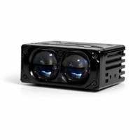 Projecteur LED F2 Pro à double lentille, faisceau haut et bas, refroidissement par ventilateur actif, phare étanche