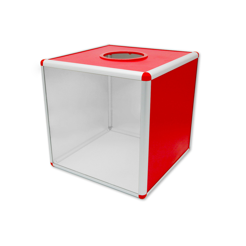 Aluminum Raffle Cajas de sorteo de rifa acrílicas: personalizables y transparentes