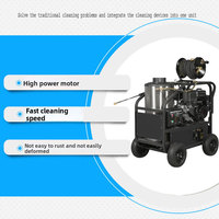 Nettoyeur haute pression à eau chaude 14HP, moteur essence stable, 4000 PSI, pour le nettoyage des murs et l'élimination de la saleté, matériel de construction