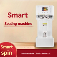 Machine de scellage entièrement automatique pour canettes PET, machine de mise en conserve de boissons, machine de scellage pour canettes de jus en plastique jetables 500ML 330ML