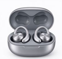 Écouteurs TWS à coque transparente avec logo personnalisé, effet lumineux, écouteurs intra-auriculaires, approvisionnement en gros