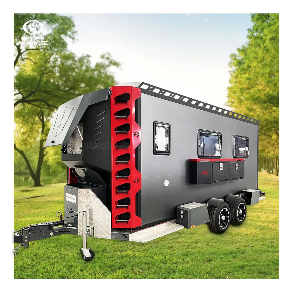 Multifunction Offroad Camper Van Luxury Camping Caravan Off Road Rv Camper Trailers Travel Trailer With Bathroom And Toilet
