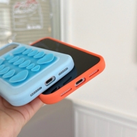 Coque en silicone liquide à ventouse en forme de cœur pour iPhone 13 14 15 16 17 18 Pro Max avec support de téléphone à adsorption miroir