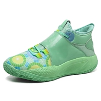 Chaussures de basket-ball pour hommes et femmes, antidérapantes, résistantes à l'usure, respirantes, absorbant les chocs, chaussures de sport pour l'entraînement des jeunes