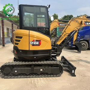 Excavatrice sur chenilles hydraulique Sany SY35U 3,5 tonnes, modèle 2022, d'occasion, avec moteur et boîte de vitesses, prix bas - Product Image 1