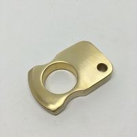 Plumeau d'usinage de précision CNC personnalisé en laiton
