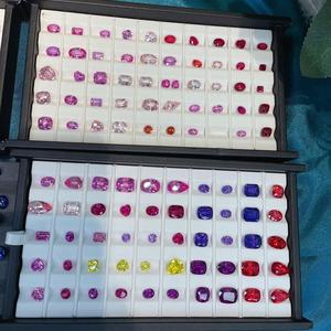 Phòng thí nghiệm Sapphire đá quý Chất lượng cao Emerald <span class=keywords><strong>Ruby</strong></span> vàng xanh đỏ cam màu hồng Yag Loose đá quý với GRC đối với trang sức - Product Image 5