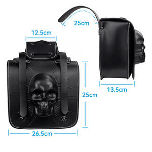 Stock australien - Vente de liquidation - Sac à outils pour moto en cuir PU rigide, compatible universellement avec Harley Sportster <span class=keywords><strong>Iron</strong></span> <span class=keywords><strong>883</strong></span>. - Product Image 2