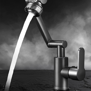 Braccio meccanico <span class=keywords><strong>rubinetto</strong></span> universale <span class=keywords><strong>rotante</strong></span> a <span class=keywords><strong>1080</strong></span> <span class=keywords><strong>gradi</strong></span> rubinetti per lavello da cucina <span class=keywords><strong>rubinetto</strong></span> per lavabo - Product Image 2