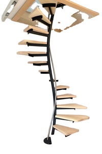 Escaleras <span class=keywords><strong>de</strong></span> Caracol <span class=keywords><strong>de</strong></span> acero inoxidable <span class=keywords><strong>de</strong></span> diseño moderno Escalera <span class=keywords><strong>de</strong></span> Caracol interior <span class=keywords><strong>de</strong></span> lujo Escalones <span class=keywords><strong>de</strong></span> <span class=keywords><strong>madera</strong></span> personalizados - Product Image 5