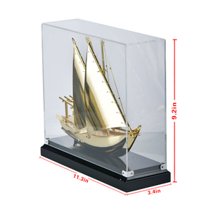 Tùy Chỉnh Kim Loại Món Quà Thủ Công Tùy Chỉnh Acrylic Cơ Sở Thuyền Mô Hình Tàu Sang Trọng Trang Trí Nội Thất Kẽm Hợp Kim Kim Loại Thuyền Buồm Mô Hình - Product Image 6