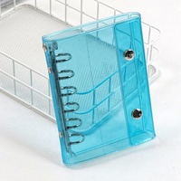 Carnet Organisateur de Budget Hongyunda de Haute Qualité, Mignon, à 2 Boutons et 6 Anneaux, en PVC, pour Bureau/Étudiant, avec Rangement pour Argent