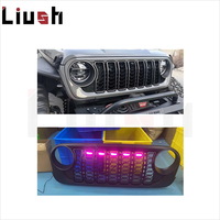 Kit de modification de feux LED pour calandre avant de Jeep SUV, feux de jour et éclairage d'ambiance pour Jeep Wrangler Unlimited JL 2024- Kit amélioré