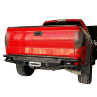 Pare-chocs arrière pouvant être équipé d'un treuil, barre de protection arrière, barre anti-choc tout-terrain, adapté à Ford Raptor F150 2009-2014