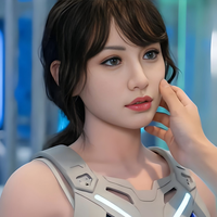 Tête de mannequin en silicone IA 2026 avec mandibule mobile pour greffe de cheveux, modèle intelligent tactique pour différentes formes de visage, défilé de mode