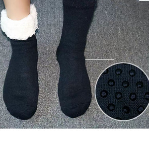 Envío Directo, <span class=keywords><strong>calcetines</strong></span> de invierno para <span class=keywords><strong>hombre</strong></span>, zapatos para el hogar, <span class=keywords><strong>calcetines</strong></span> <span class=keywords><strong>térmicos</strong></span> antideslizantes para interiores para mujer - Product Image 4
