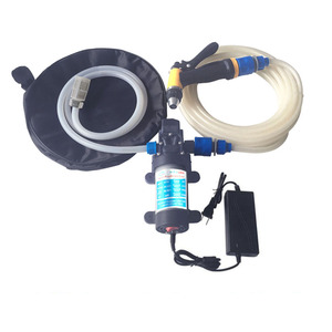 Lavadora a presión eléctrica <span class=keywords><strong>de</strong></span> 80W, <span class=keywords><strong>bomba</strong></span> <span class=keywords><strong>de</strong></span> <span class=keywords><strong>agua</strong></span> <span class=keywords><strong>potable</strong></span> <span class=keywords><strong>de</strong></span> alta presión pequeña para el hogar/coches/cercas/ventanas con manguera <span class=keywords><strong>de</strong></span> presión, 1 unidad - Product Image 1