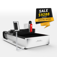 Machine de découpe laser à fibre CNC 3015 avec une table de travail, découpeuse laser 3000W pour tôle, bon prix