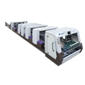 Folder gluer machine automatic folder gluing machine for corrugated carton & cardboard box